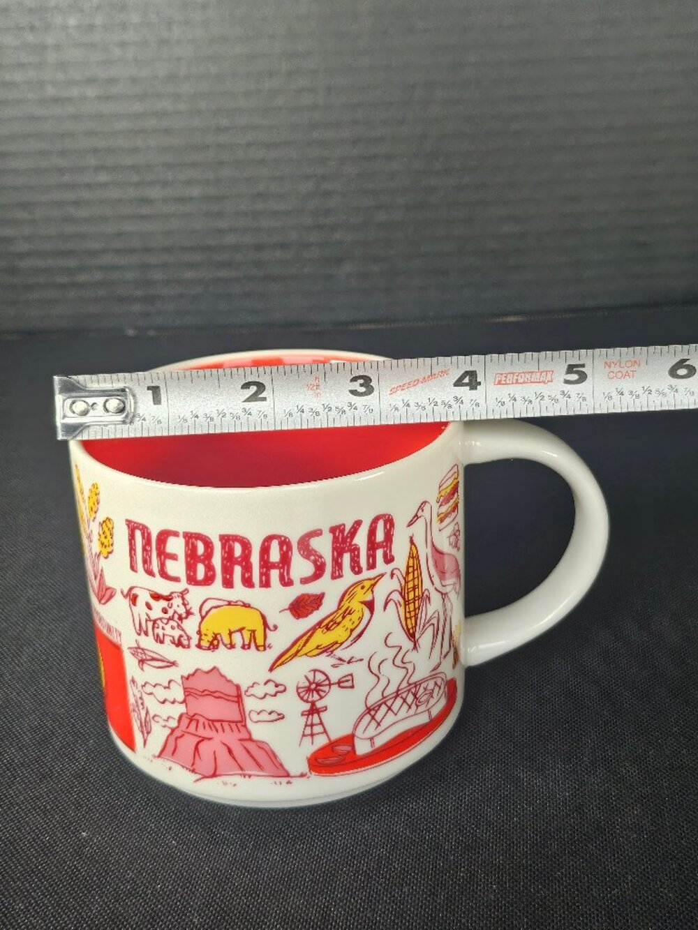 Nebraska Starbucks Been There Series Ceramic Coffee Mug 14 Ounce - Picture 7 of 8